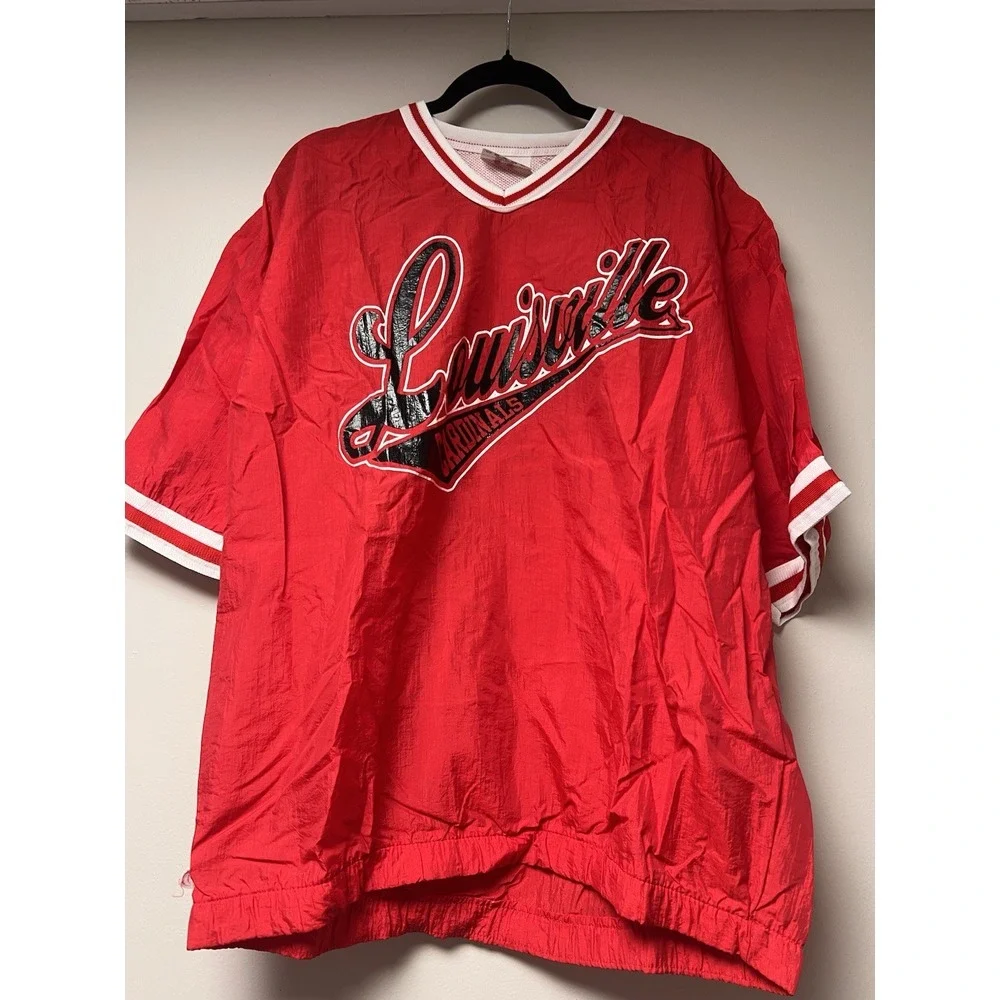 Louisville Cardinals Vintage Windbreaker Size M